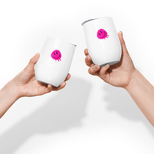 Smiley wine tumbler
